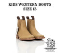 BOTINES DE NINO PUNTA CUADRADA KIDS WESTERN RIDDING BOOTS SQUARE TOE