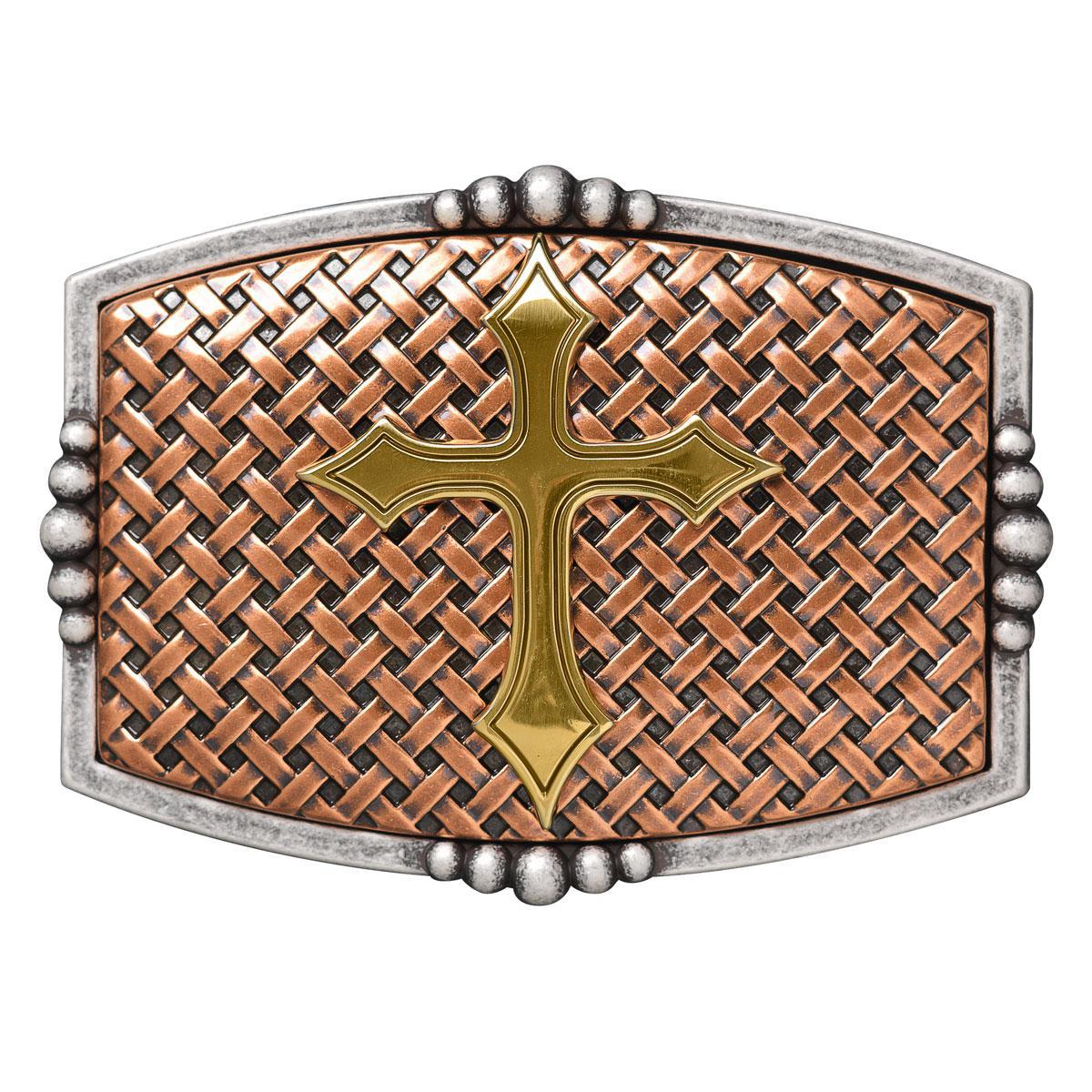 NOCONA MENS CROSS BUCKLE 37115