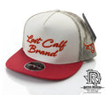 LOST CALF BRAND CAP KHAKI RED