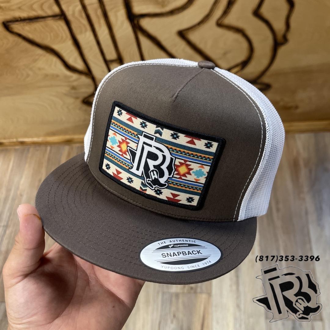 “ Rigo “ | WESTERN CAP BY BR AZTEC BROWN/WHITE