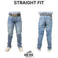 06 | Iron Spur Men’s Straight-Leg Western Jeans – Light Blue