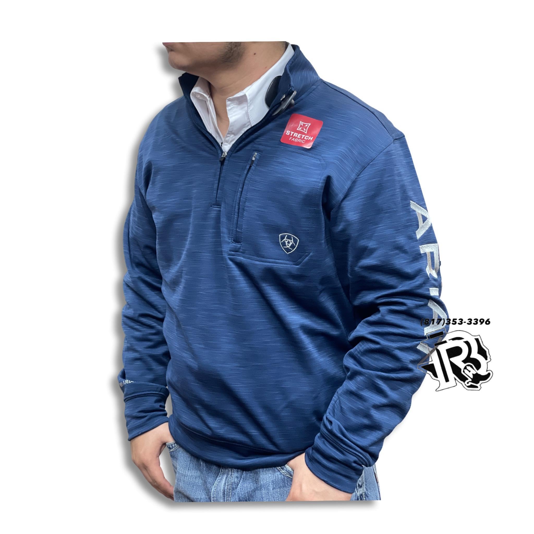 “ Bryson “ | ARIAT MEN SWEATER BLUE PULL OVER 10027989