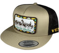 ‘’WILLIAM’’ MENS AMERICAN RANCHER CHECKING COWS DARK STONE/COFFEE CAP