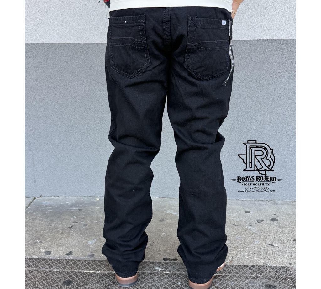 02 | STRAIGHT | BLACK | IRON SPUR | MEN WESTERN JEANS
