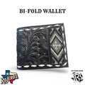 “ CROSS “ | IRON SPUR ™️ WESTERN CO BI-FOLD WESTERN WALLET HANDMADE