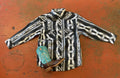 Boys long sleeve snap black |B822043
