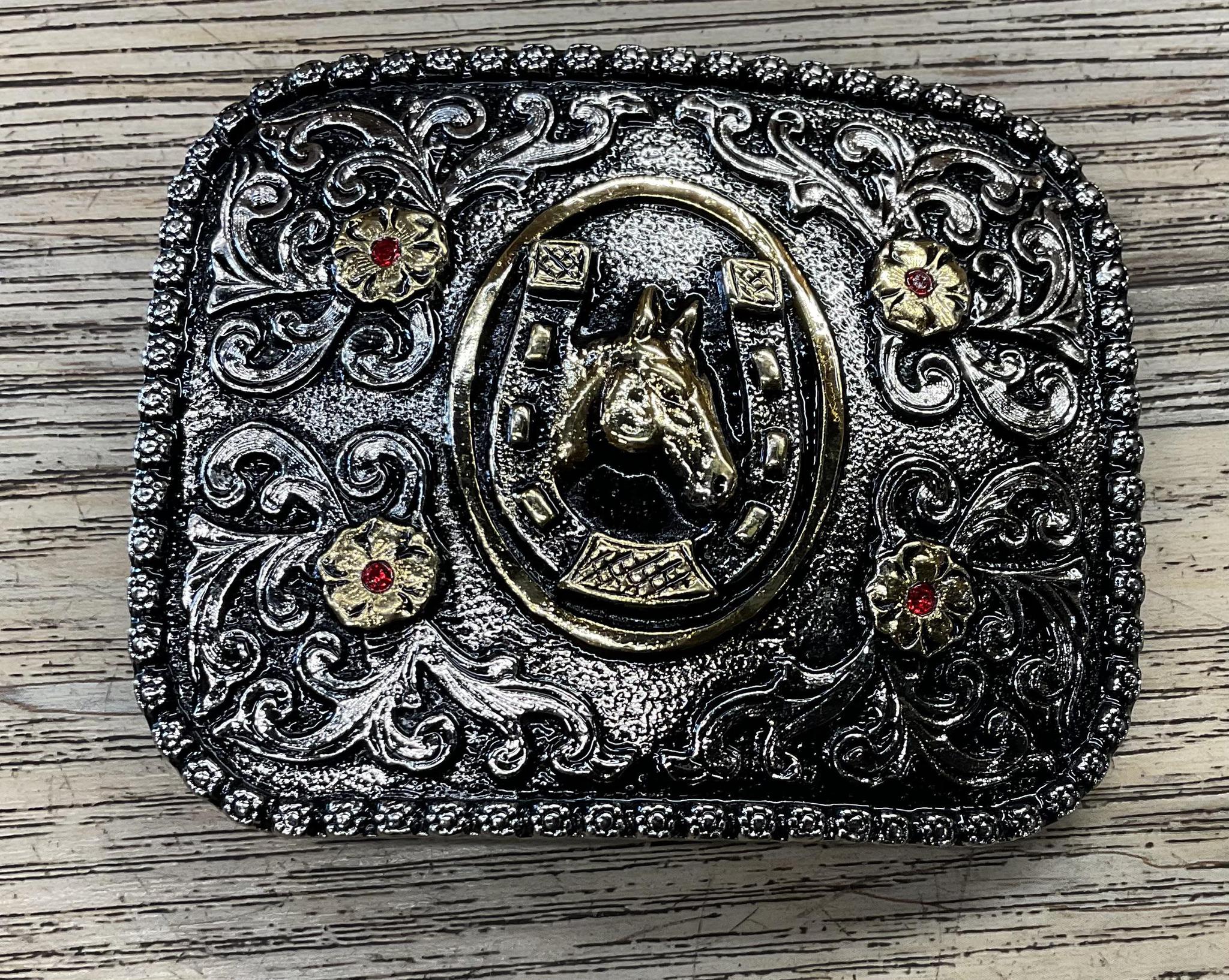 ‘’ABEL’’ |METAL  WESTERN COWBOY BELT BUCKLE