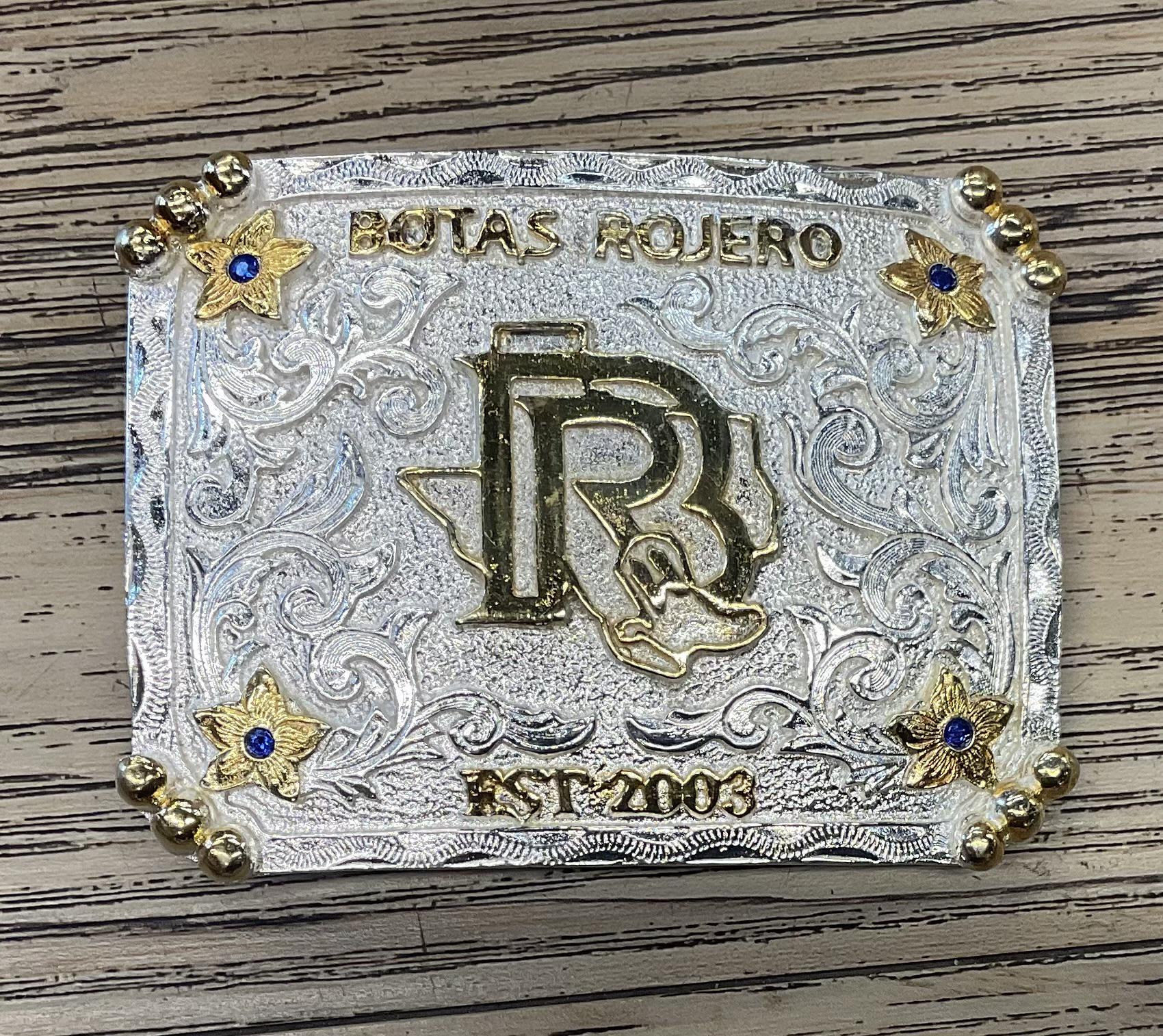Botas Rojero Belt Buckle Silver/Royal Blue