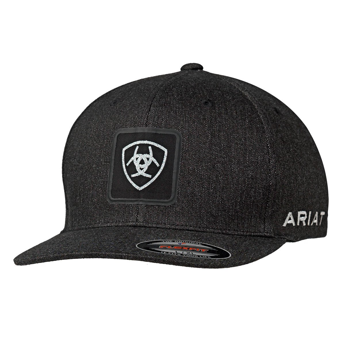 ARIAT FLEXFIT CAP SIGNATURE LOGO CHARCOAL GREY 1517507