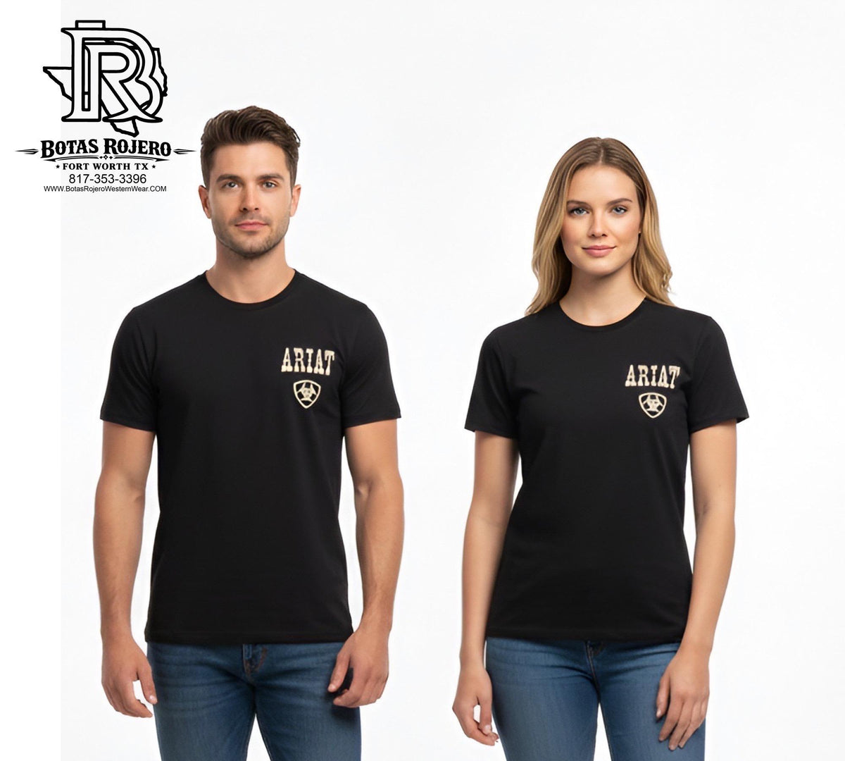 ARIAT MEN’S COWBOY WAY UP BLACK T-SHIRT |10079500