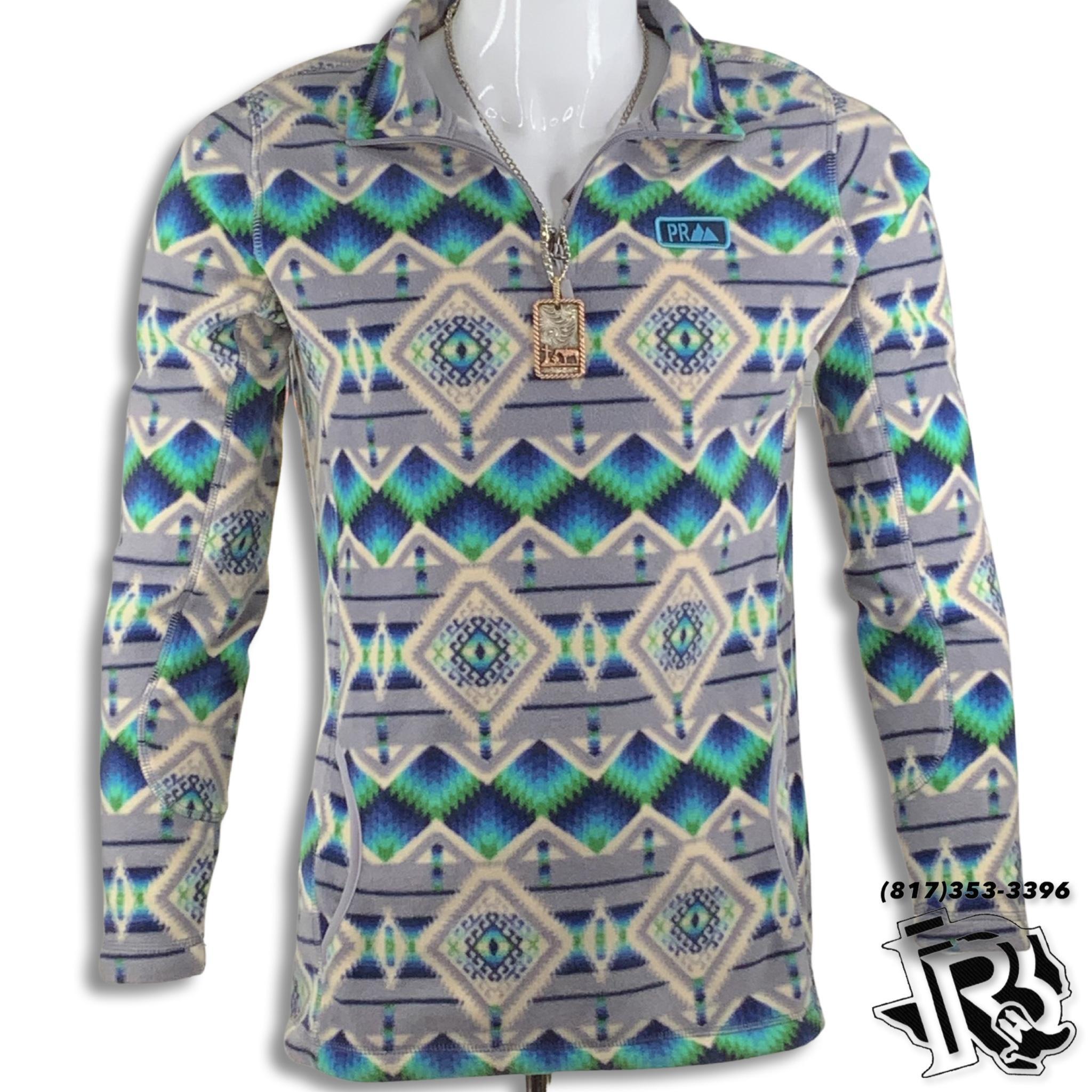 AZTEC BLUE | PULLOVER WESTERN OUTERWEAR