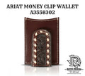 ARIAT MONEY CLIP FLORAL EMBROIDERED BUCKLACE BR A3558302