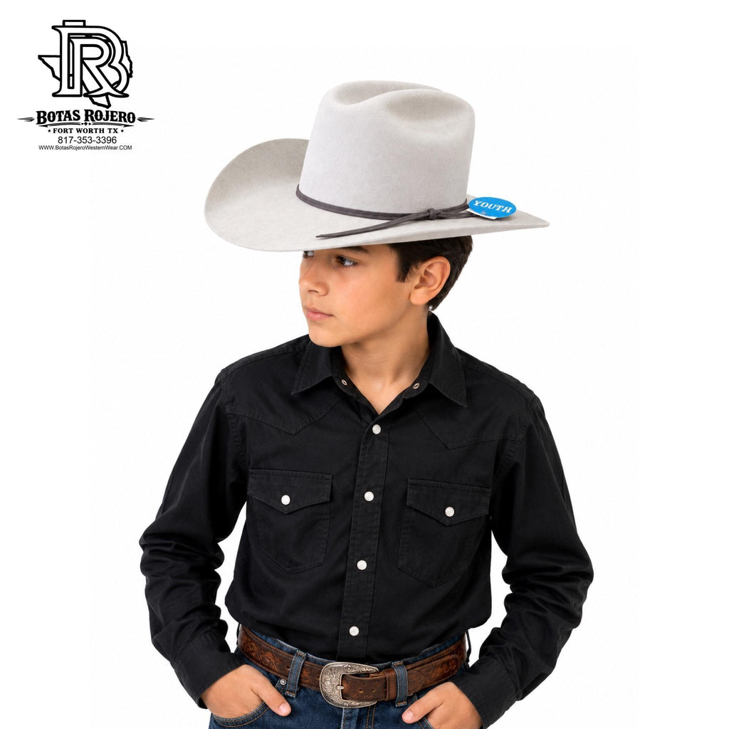 Twister Youth Western Hat Silverbellly T7234006