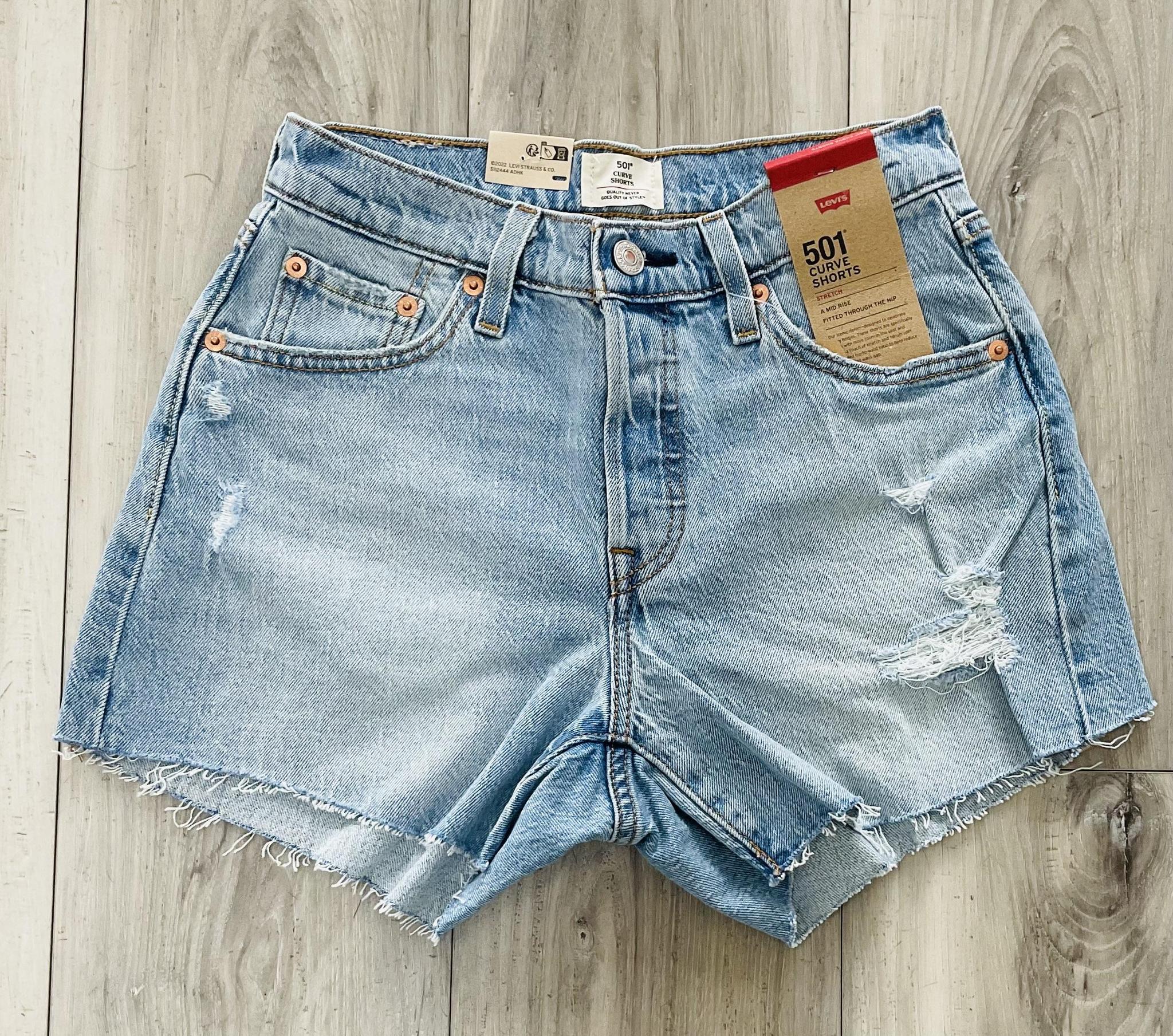 Levi's Women's 501 Curve Mid Rise Shorts |005DP0005