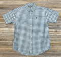 Cinch Mens Turquoise short sleeve Shirt |MTW1111487