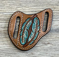 ‘’JAMES’’ KNIFE SHEATH FEATHER