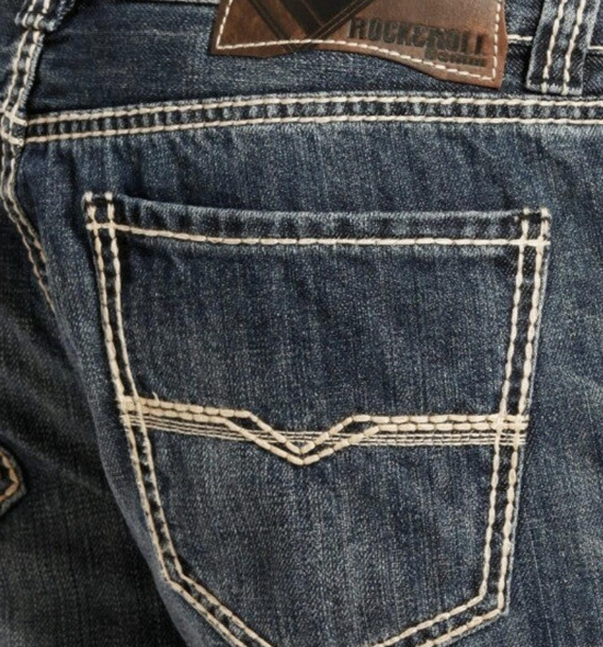 ROCK ROLL COWBOY RELAXED FIT STRAIGHT BOOTCUT JEANS |M0S8553