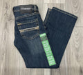Men's Rock and Roll Denim Straight Embroidered Pistol Straight Jeans |BM1PD08013