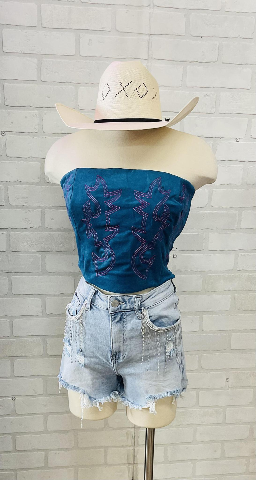 ‘’JACQUELINE’’ SUEDE TOP