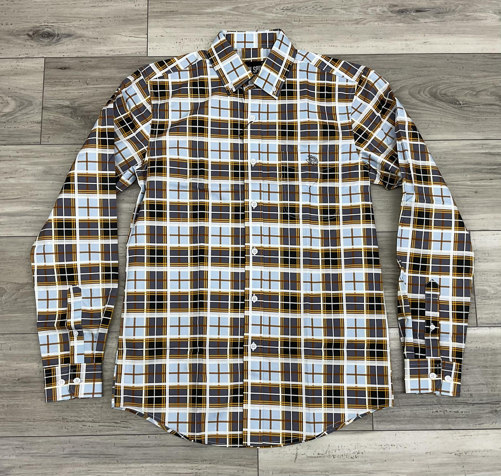 JESSE  | Iron Spur Men’s Western Long Sleeve  Shirt