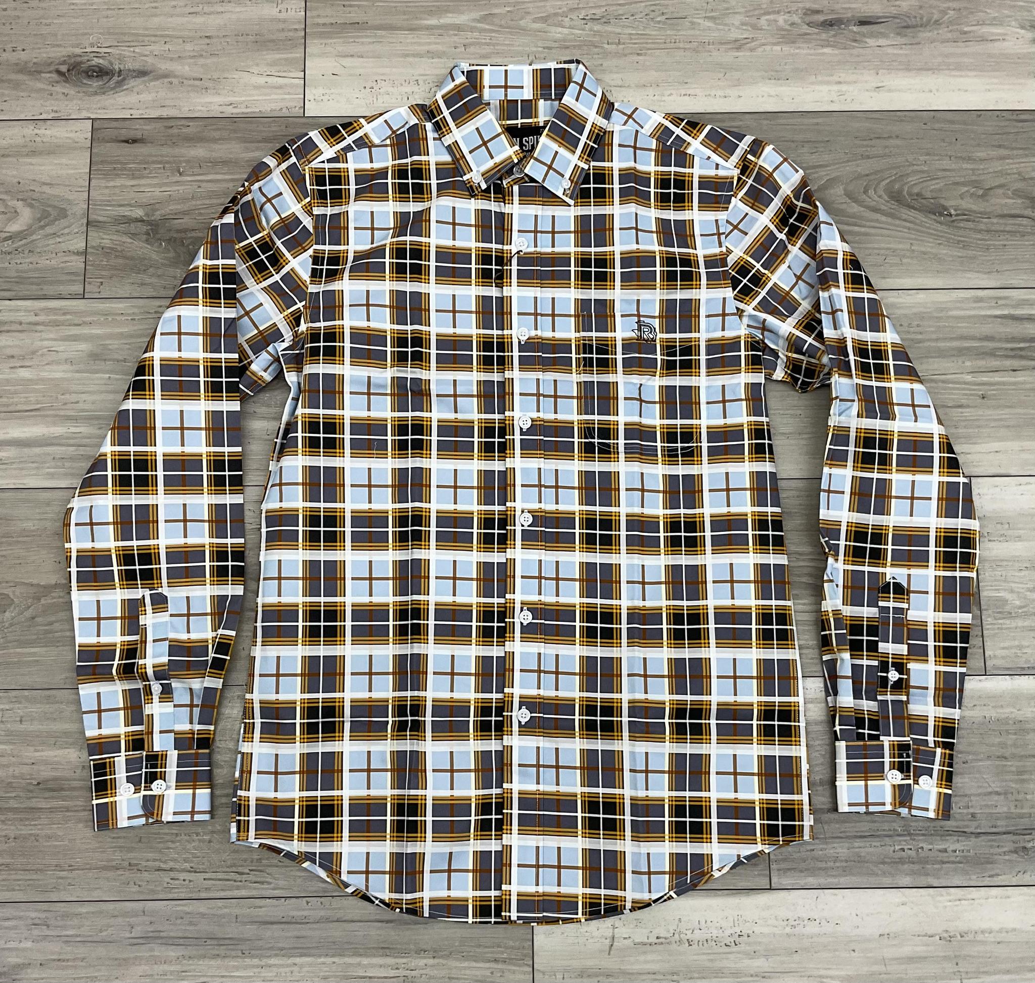 JESSE  | Iron Spur Men’s Western Long Sleeve  Shirt