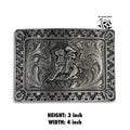 “ Cala “ | MEN WESTERN BELT BUCKLE SQUARE