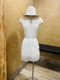 Nora white  romper