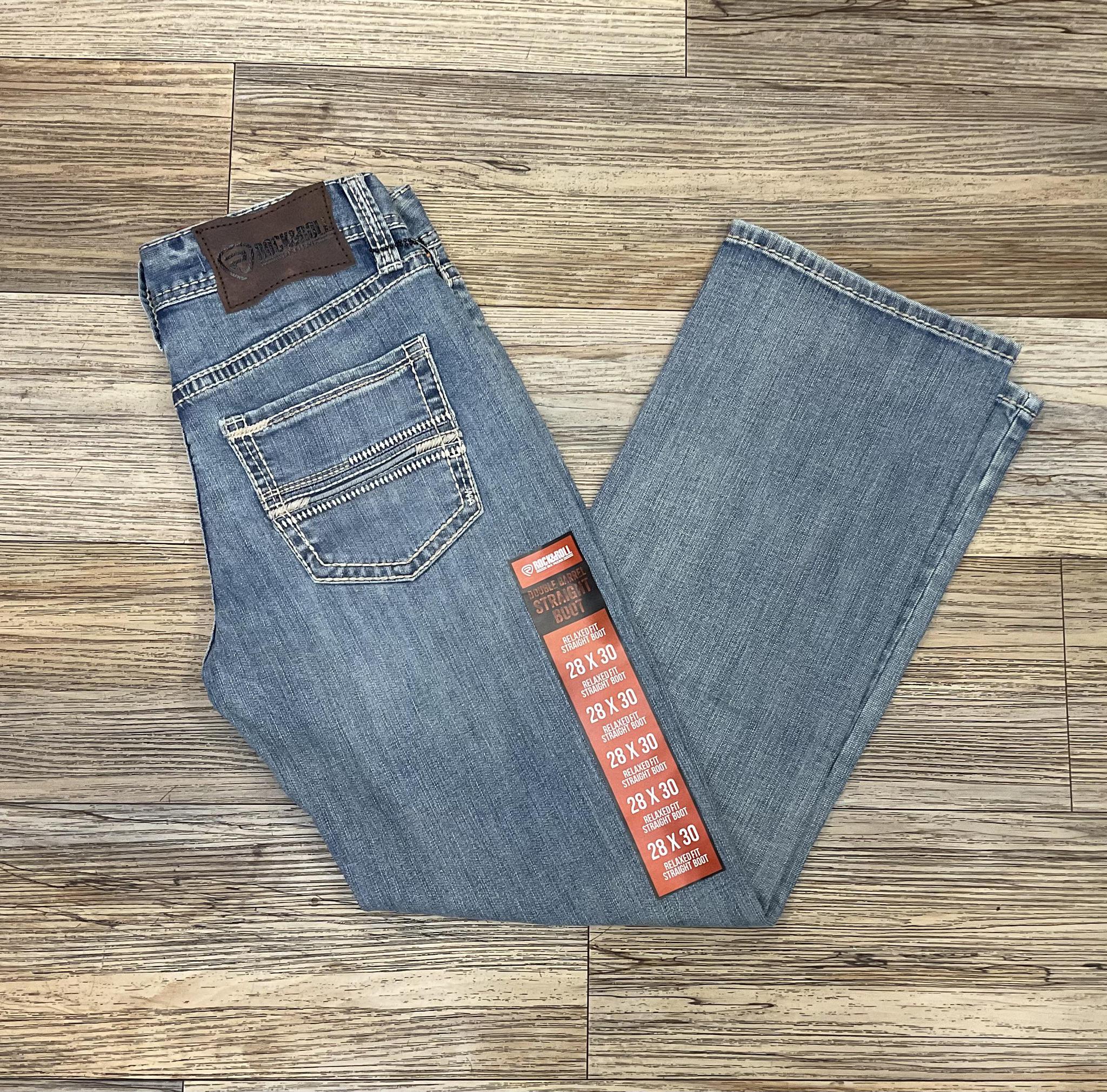 MEN’S ROCK & ROLL MEDIUM VINTAGE RELAXED FIT STRAIGHT BOOT JEANS | BM0SD06687