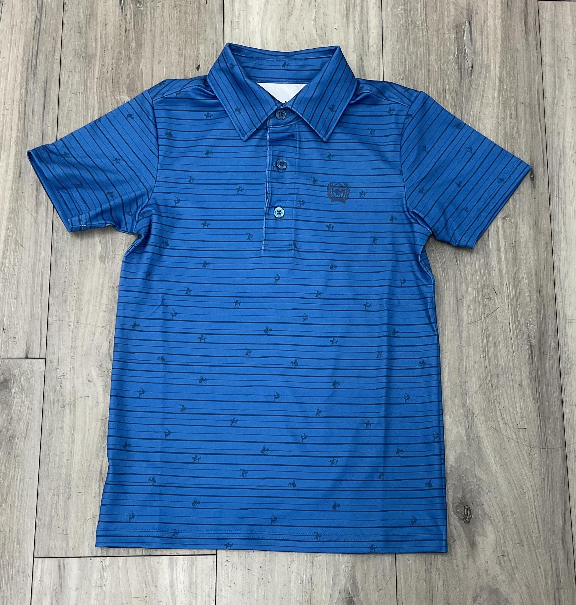 CINCH BOY’S BLUE POLO | MTK7600016