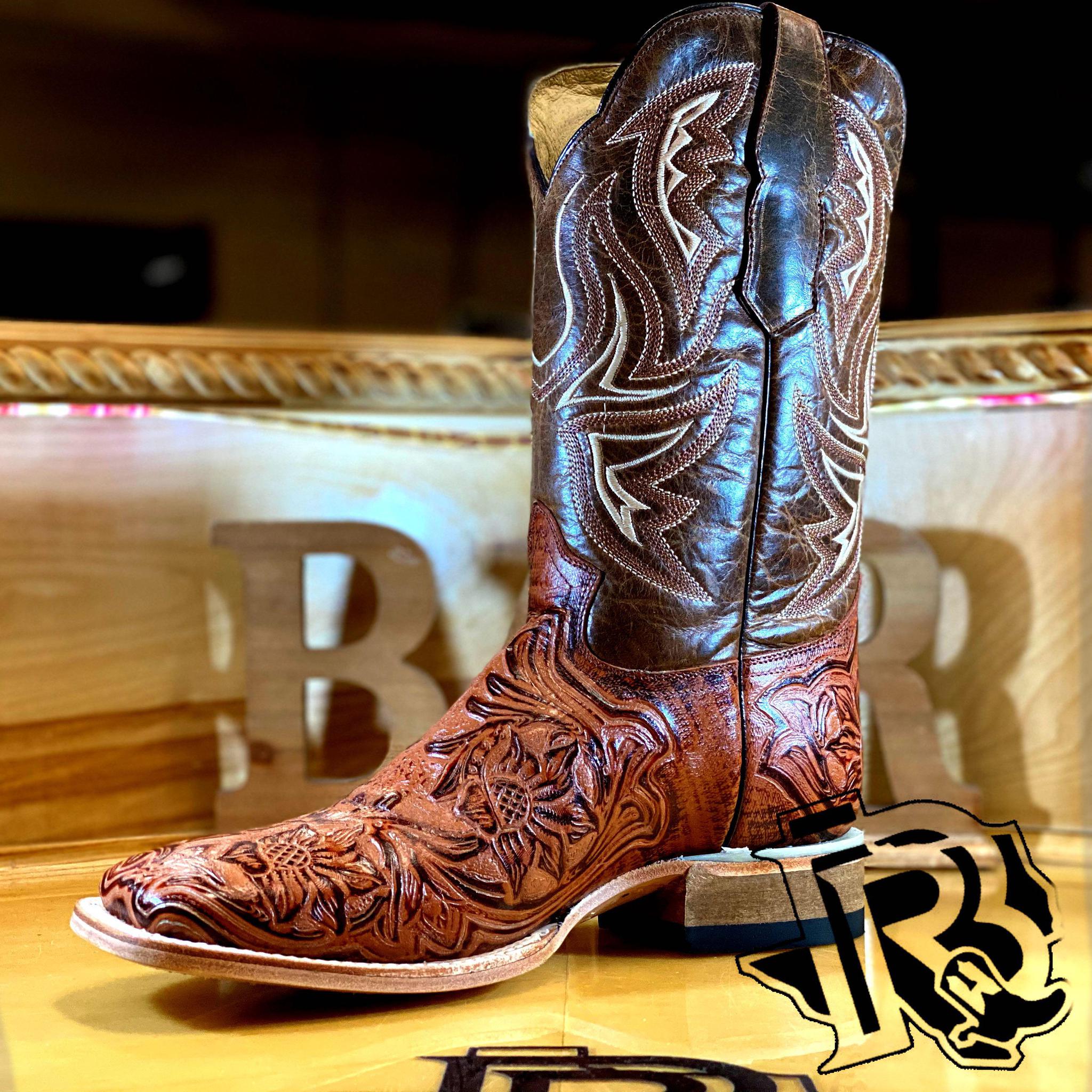 TOOL LEATHER | COGNAC SQUARE TOE MEN BOOT MOH315