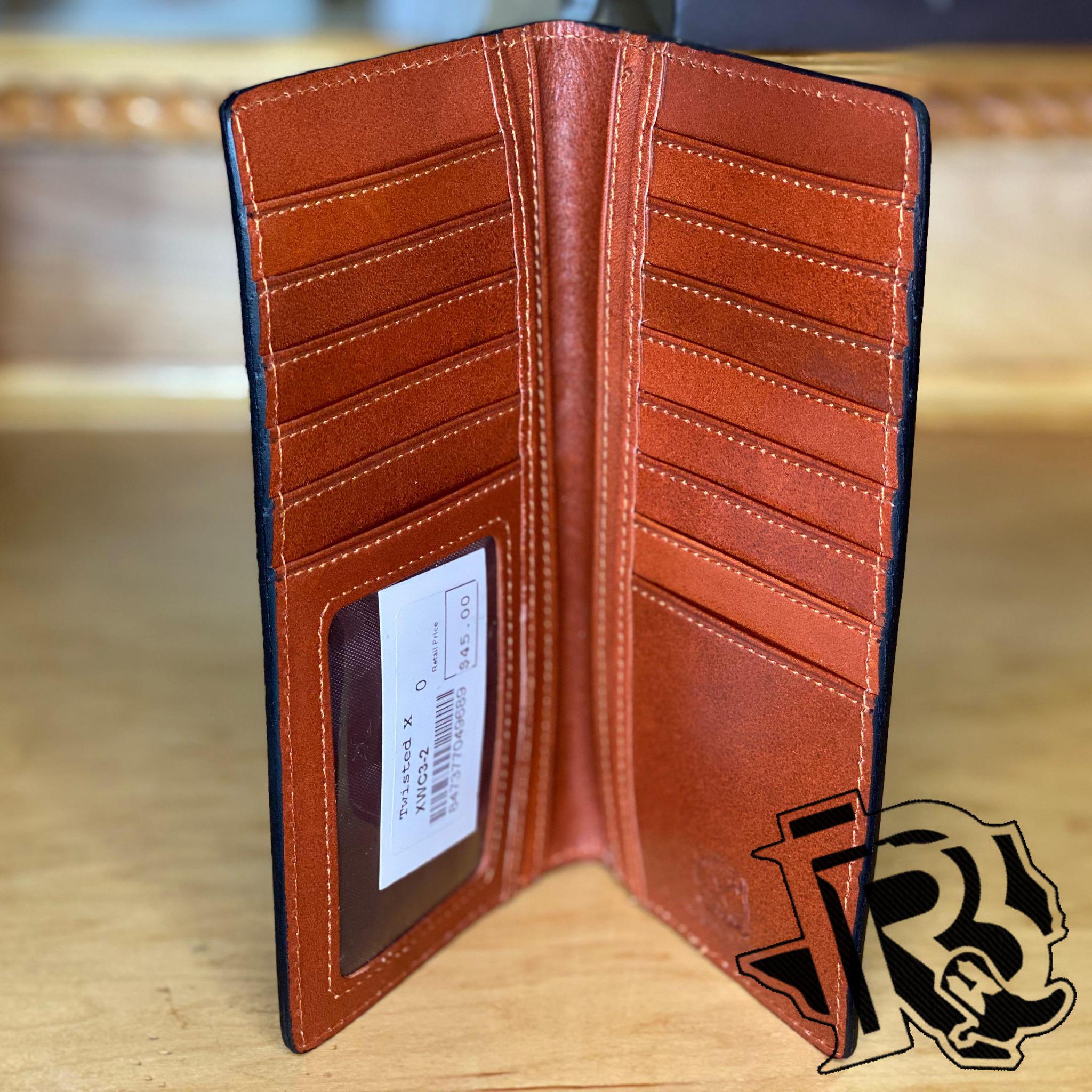 Twisted X Floral Tooled Leather Rodeo Wallet XWC3-2