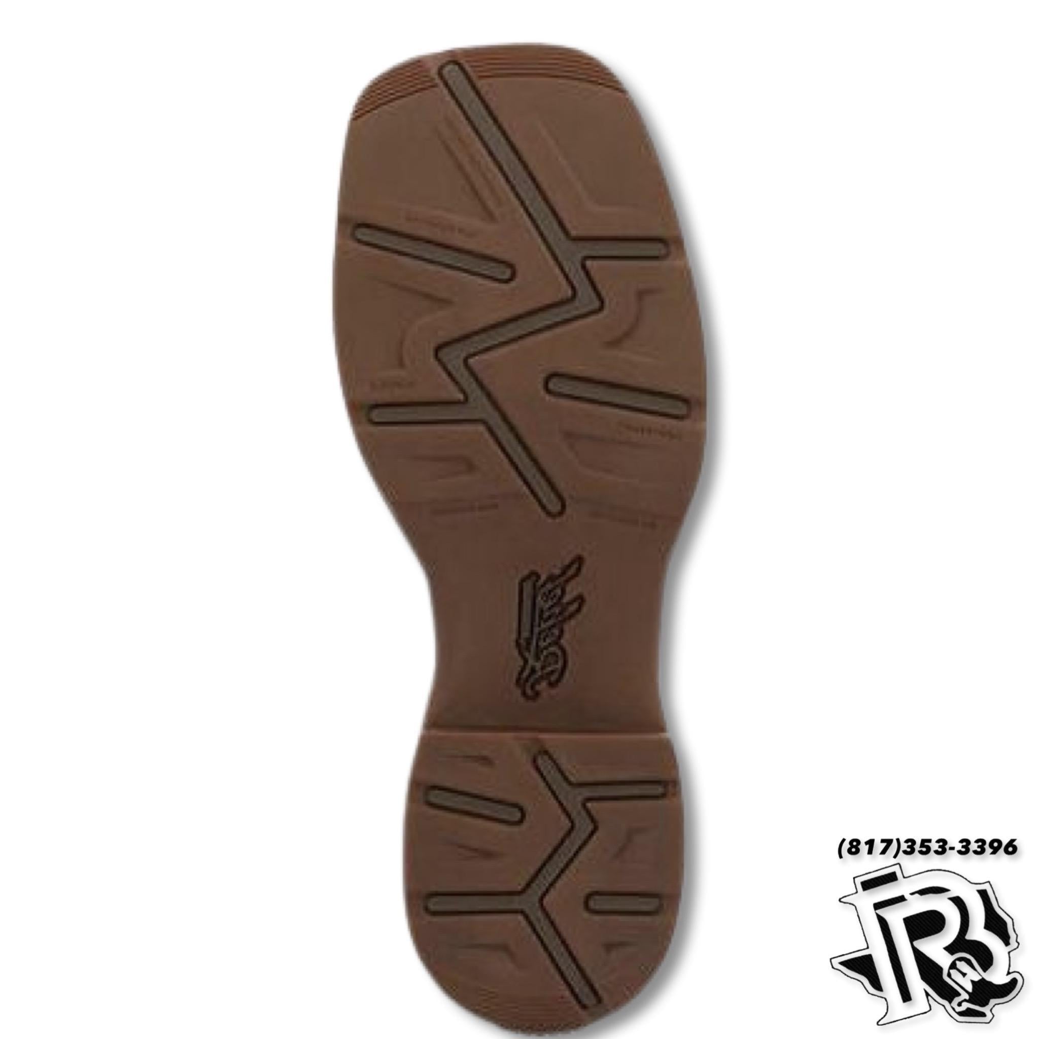 DURANGO NO STEEL TOE | Rebel™  Tan Elephant Print & Bone WORK BOOTS DDB0378