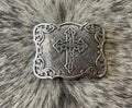 MENS SQUARE CROSS BUCKLE | 37907