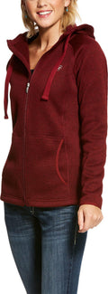 WOMENS GRANBY FULL ZIP HOOD CABERNET 10028063