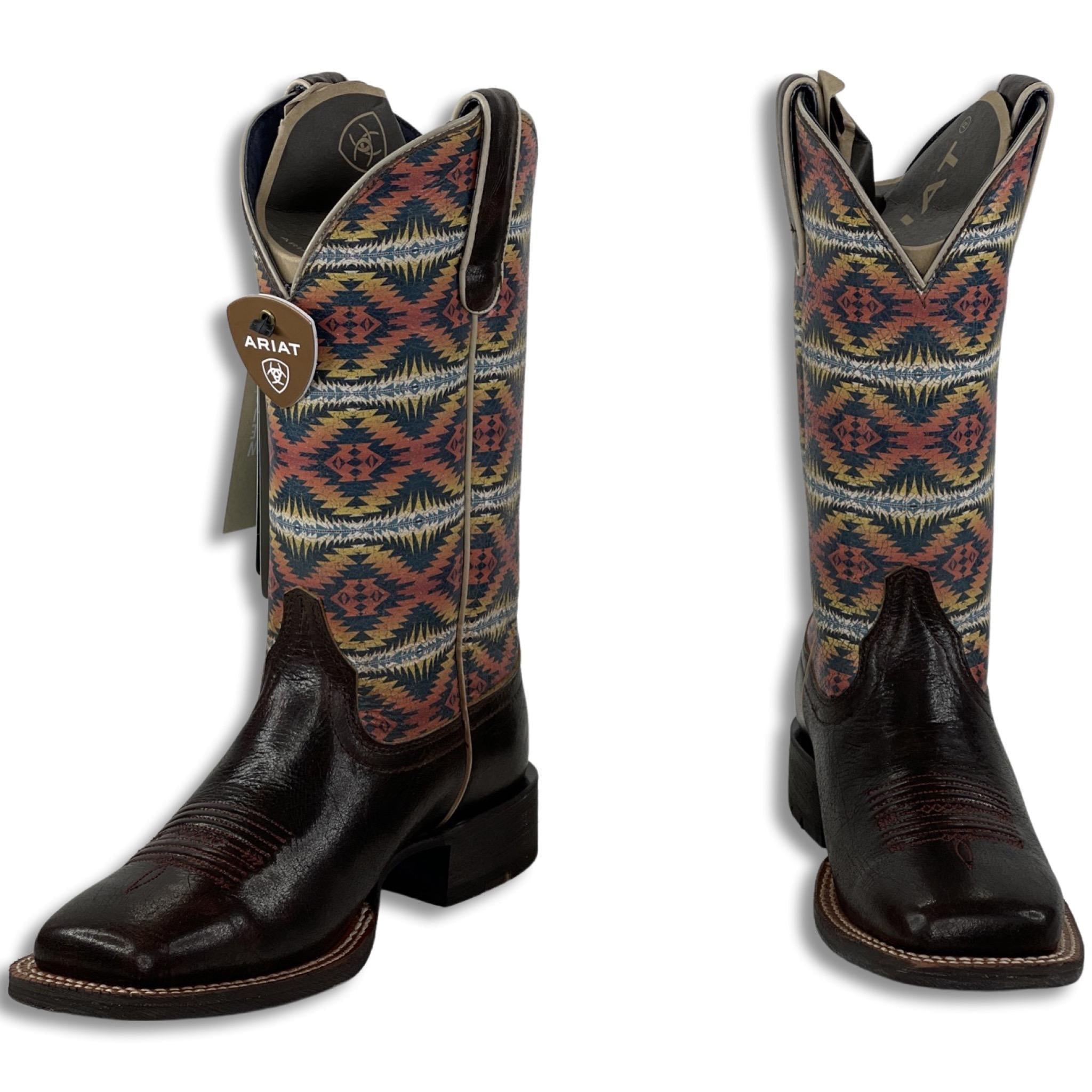 AZTEC TOP | ARIAT WOMEN BOOTS DARK BROWN