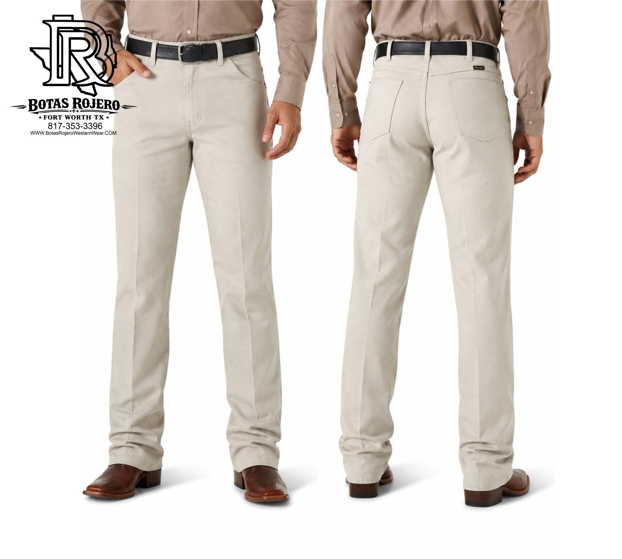 Wrangler Classic Beige Western Jeans Regular Fit 82PT