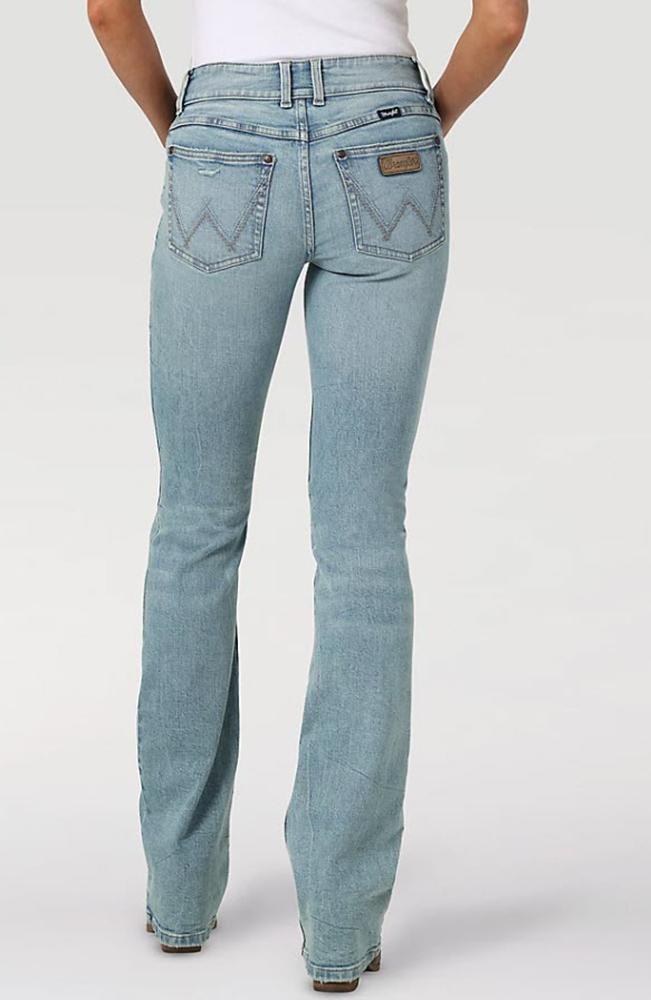 Wrangler Womens Retro Harper Mid-Rise Mae Boot Cut Jean|112336729