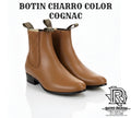 BOTIN CHARRO COLOR COGNAC BESSERRO PUNTA NORMAL