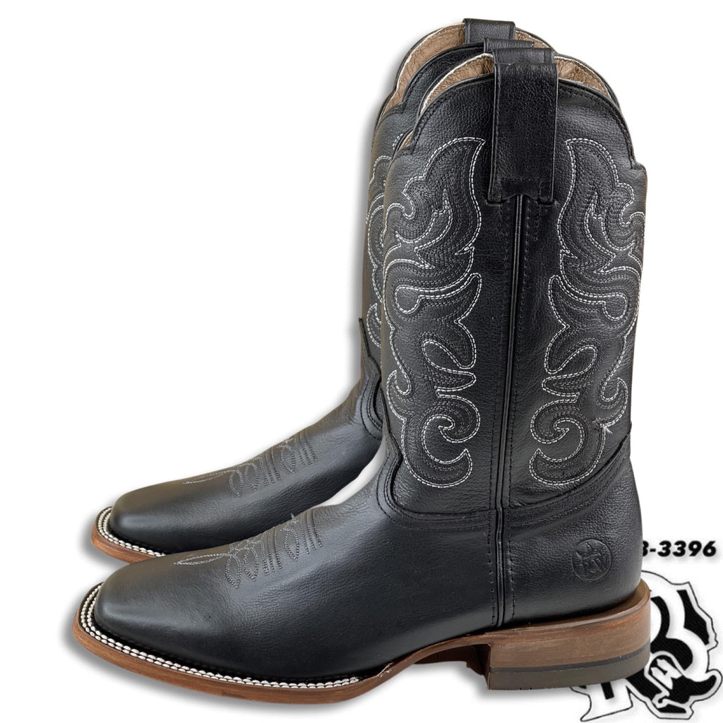 Leather Square Toe | Black Men Square Toe Boot