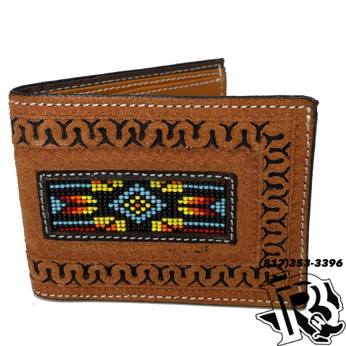 TWISTED X | WALLET BI FOLD BEADED