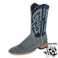 ROUGH OUT BOOTS | LIGHT GREY MEN SQUARE TOE BOOTS