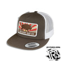 “ SUNSET BUFFALO “ | RED DIRT COMPANY CAP BROWN WHITE
