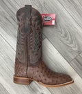 Justin Men's Chisolm Broad Square Toe Full Quill Ostrich Boots| JE8172