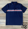 Mens cinch short sleeve Arenaflex polo navy| MTK1863031