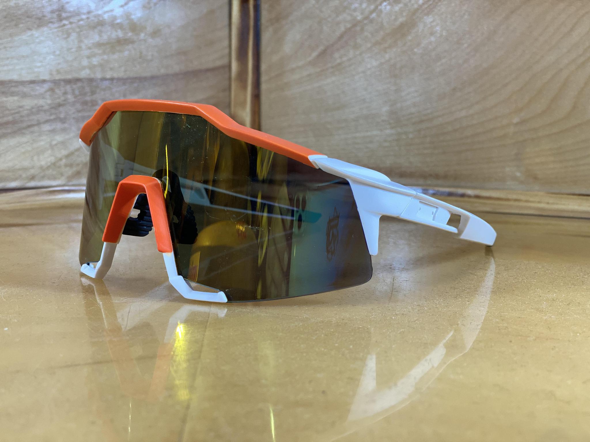 SUNGLASS : WHITE ORANGE