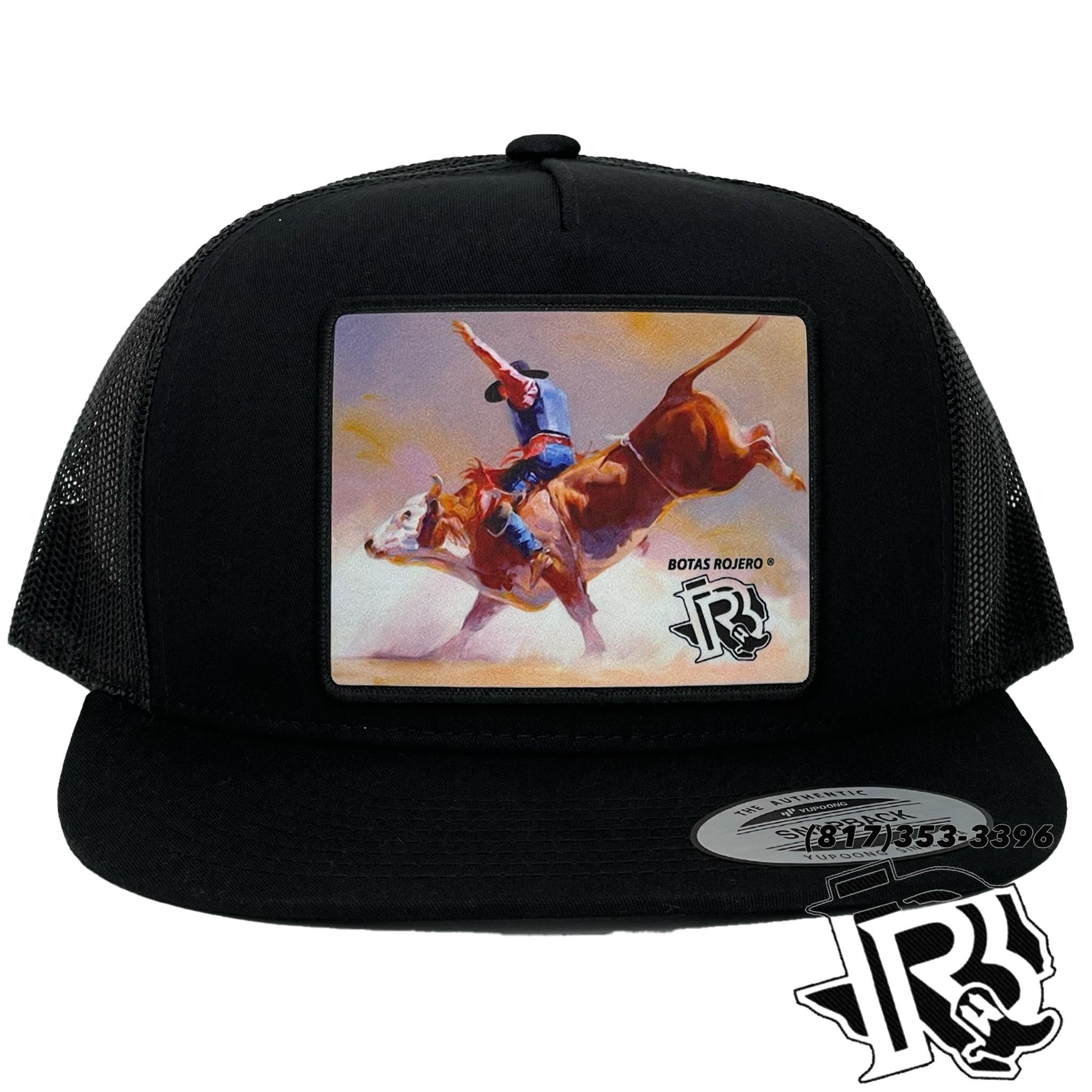 “ BUCKING BULL “ | BR CAPS BLACK/BLACK