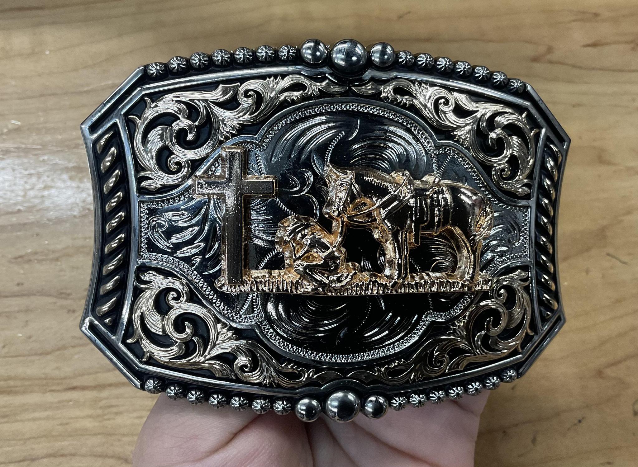 ‘’CONNON’’ CROSS BELT BUCKLE