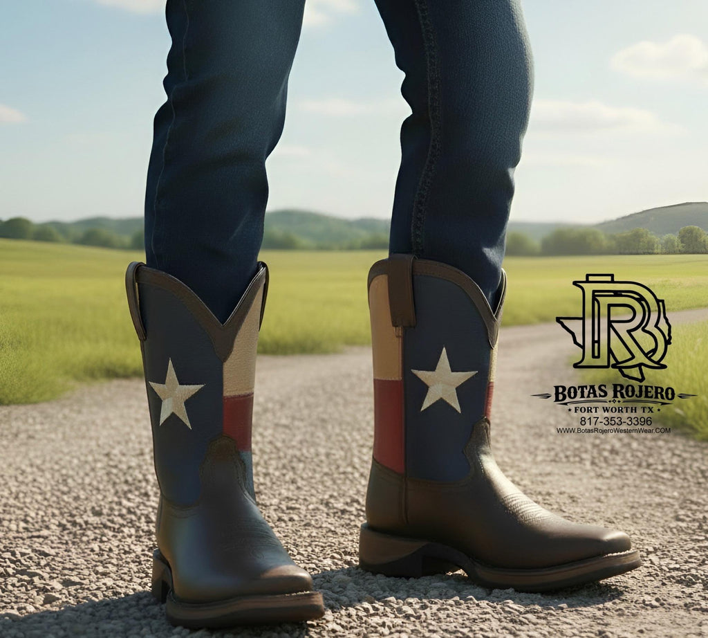 LIL' DURANGO® KIDS' TEXAS FLAG WESTERN BOOT BT246