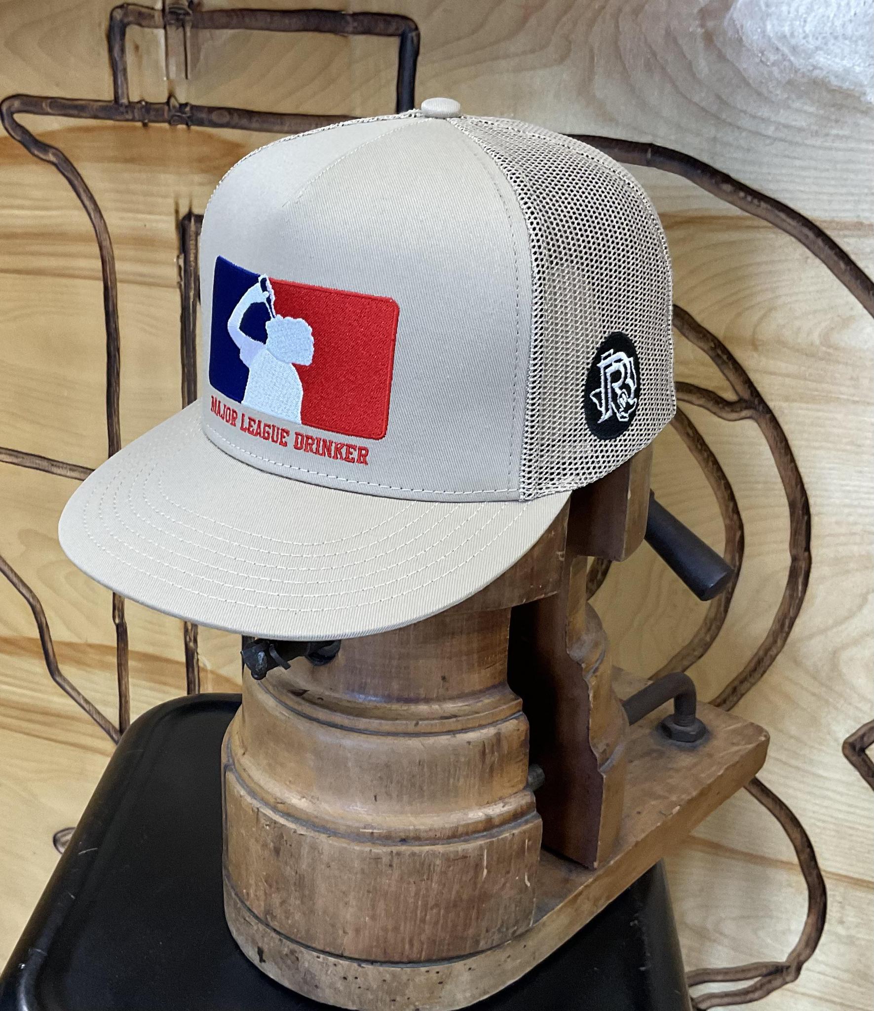 ‘’RYAN ’’ |MEJOR LEAGUE DRINKER KHAKI  TRUCKER CAP
