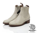 BOTIN CHARRO COLOR GRIS CLARO PUNTA NORMAL